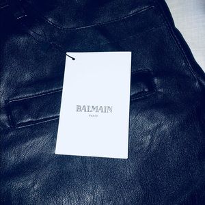 BALMAIN BIKER JEANS
